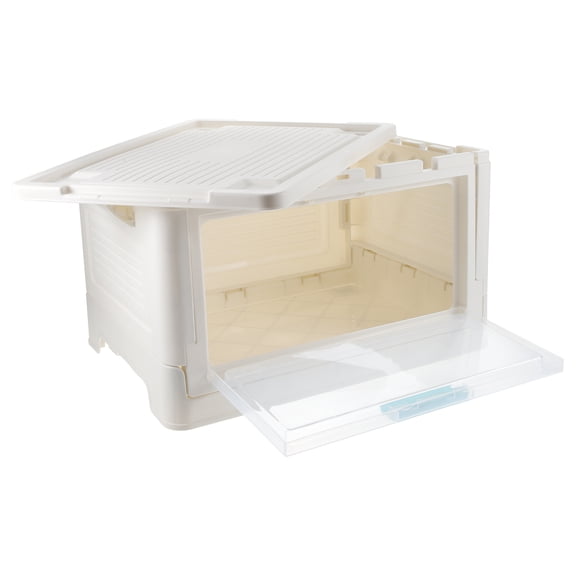 Blue Foldable Storage Box for Home and Office with PP Material 1 Piece