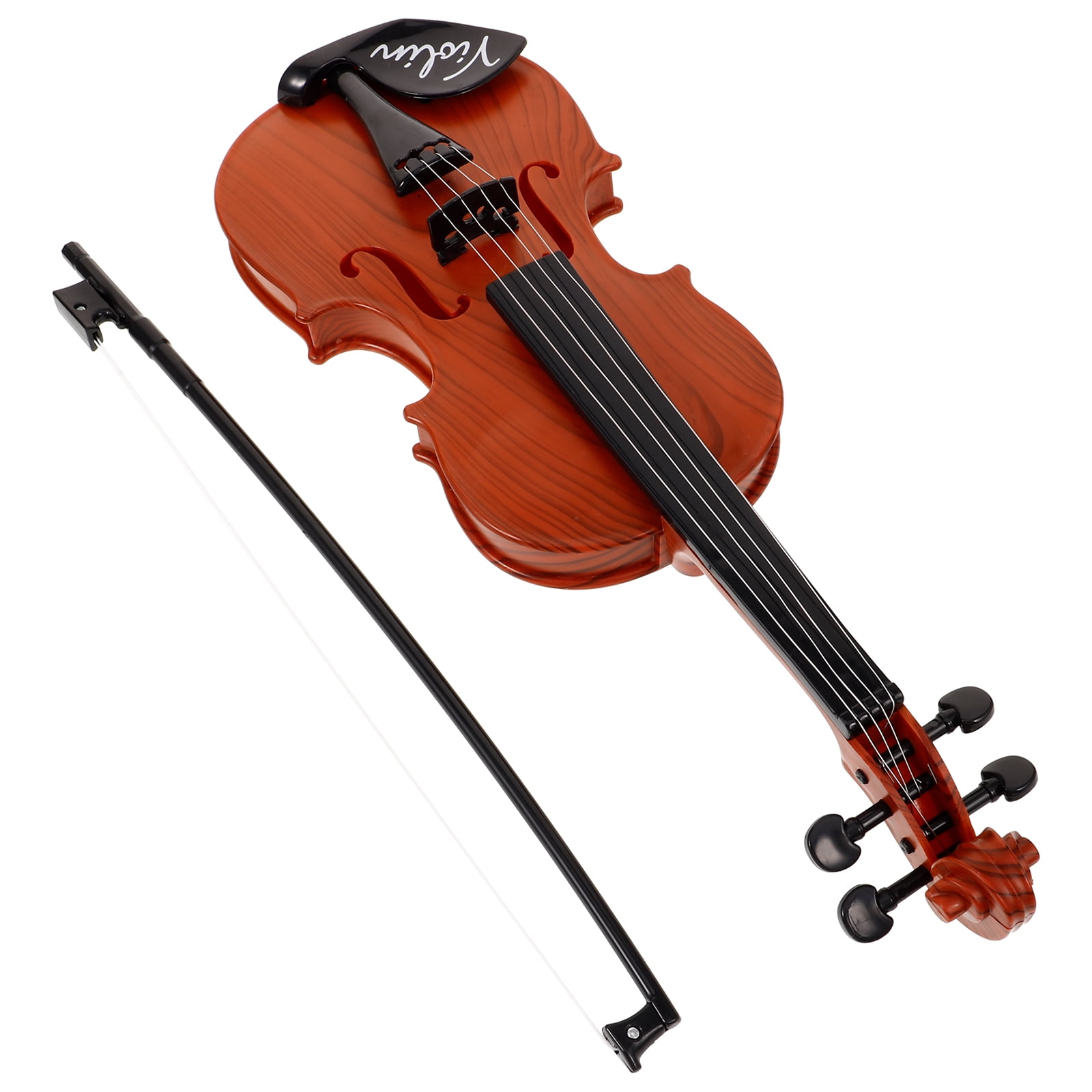unbranded 1 Set Violin Model Adornment Realistic Violin Studio Photo Prop Music Instrument Plaything
