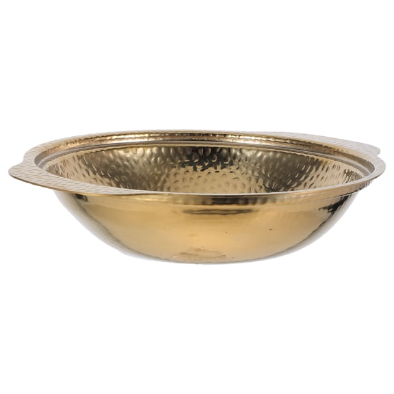 COSMOBETTY Small Steamer for Cooking Noodle Pot Golden 1Pack with Hammered Texture