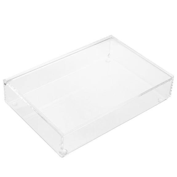 unbranded Transparent Storage Box Clear Stationery Case Lid Design Office