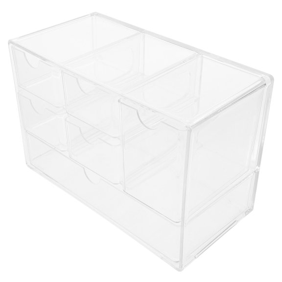 Desk Organizer Drawer Type Storage Box Cosmetics Storage Case Multi-function Stationery Organizer Small Desk Organizer With Drawers