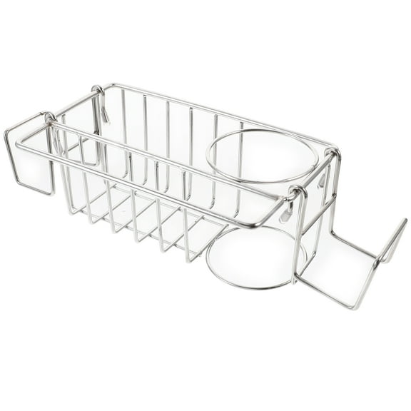 unbranded Triangle Sink Drainer Basket Storage Hanging Rack Brush