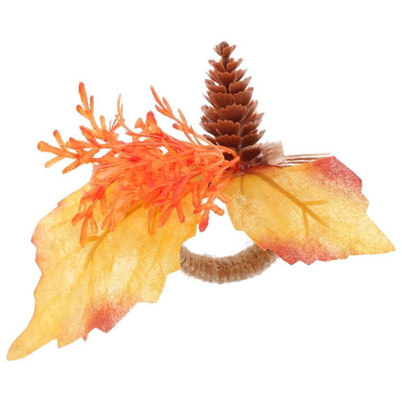 KHBUAB Autumn Maple Leaf Cotton Napkin , 1 Piece - Fall Table Decor Accessory