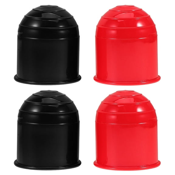 Raindrops 4Pcs Sturdy Plastic Trailer Ball Covers Towing Hitch Caps Multipurpose Protective Covers