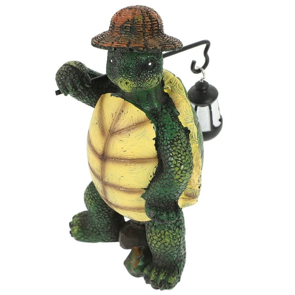 unbranded Turtle Decoration Aquatic Turtles Dragon Reptile Terrariums Animals Green