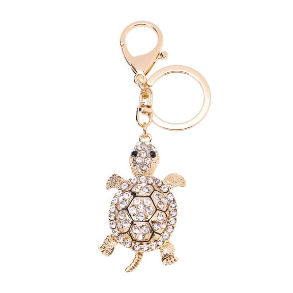 unbranded Turtle Keychain Rhinestone Bracelets Keychain for Handbag Miss 4.00X1.80X13.00CM