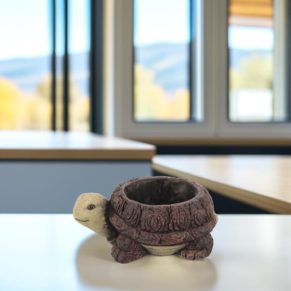 unbranded Turtle Pot Garden Flower Container Creative Succulent Indoor Plants Vase Animal Office