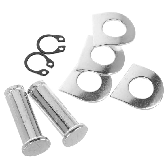 unbranded Universal Motorcycle Foot Peg Mounting Pins Kit Motorcycle Foot Pegs Foot Pegs Mount Bolt Pins Washers Kit Compatible compatible for motorcycle Silver