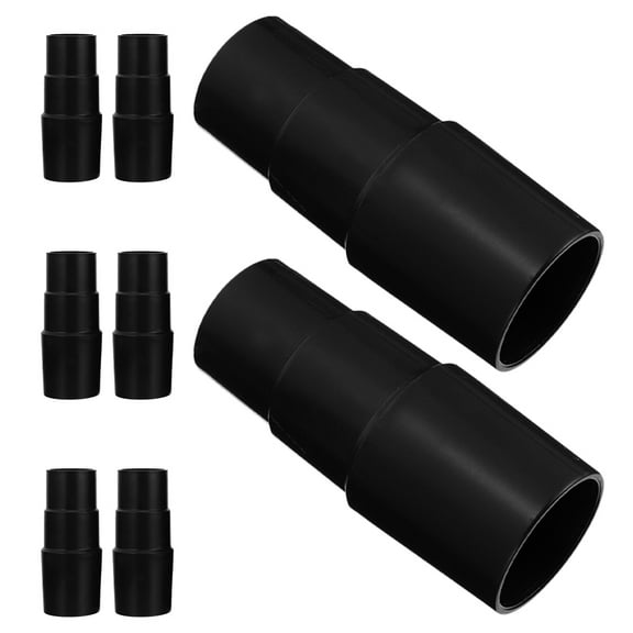 unbranded Universal Vacuum Hose Adapter 8pcs Hose Reducer Vacuum Conversion Unit Vacuum Hose Adapter Cleaner Hose Adapter Converter Black