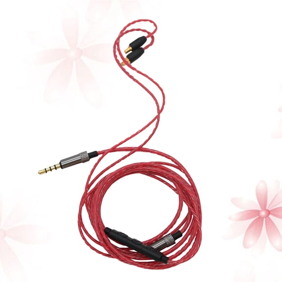 unbranded Upgrade Cable Wired Control Headphone Wire for CKS1100 E40 E50 E70 LS200 LS300 CKR90 CKR100 LS50 LS70 (Red)