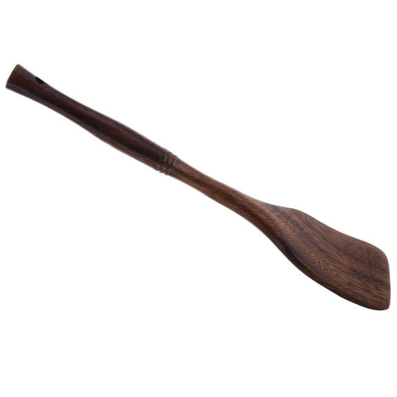 LITINKIMI Handle Wooden Frying Spatula Set, Cooking and Baking Tool, Brown