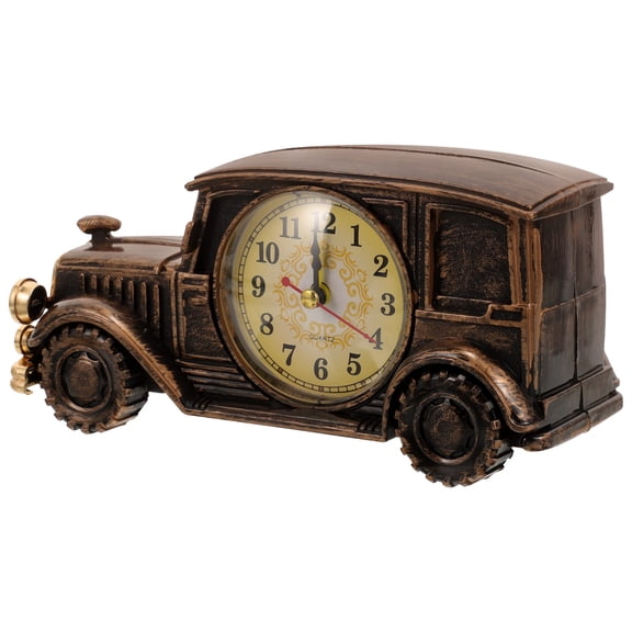 unbranded Vintage Classic Car Clock Decorative Desktop Clock Unique Desktop Ornament