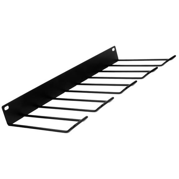 Wall Mount Power Tool Organizer Heavy Duty Carbon Steel Rack for Home Use Black 17300639