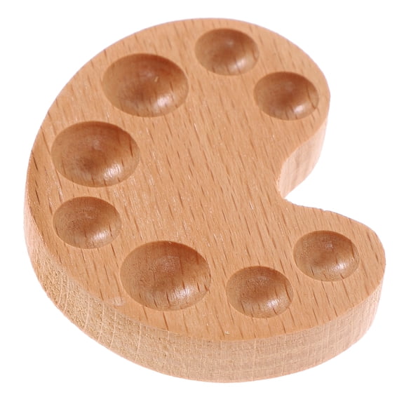 unbranded Watercolor Paint Palette DIY Pigment Case Pallet Boxes Student Light Brown