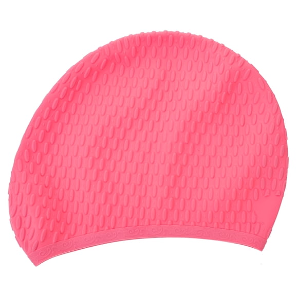 unbranded Waterproof Swimming Hat Women Cap Para Goggles for Women's Pink