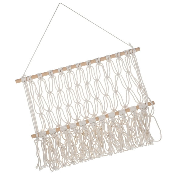 unbranded Wicker Basket Woven Rack Practical Storage Rack Chic and Lovely Decor 50x45x3cm