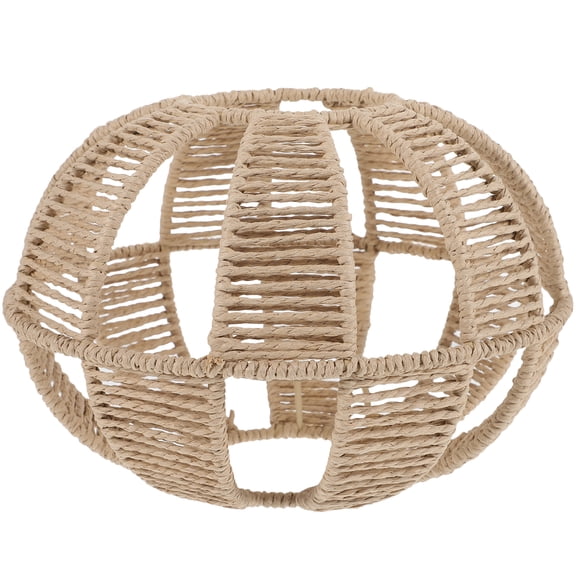unbranded  Woven Lampshade Lights Fixture Baskets Decorative Lanterns Man Brown