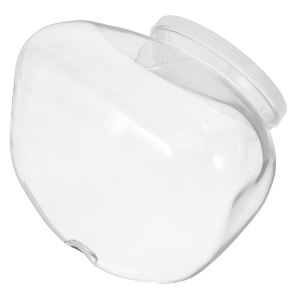 LITINKIMI Plastic Jar Transparent 1Pcs 6.7X6.7X4.7In