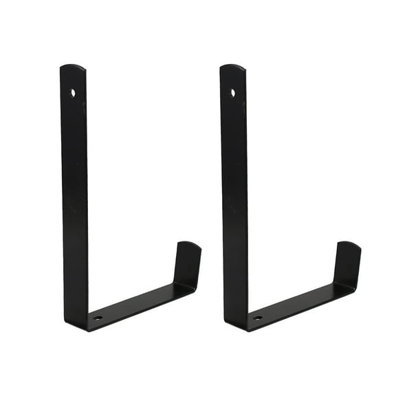 unbranded Window Box Brackets Pulleys Flower Pot Hanger Hanging Hook 19X10.5CM Black