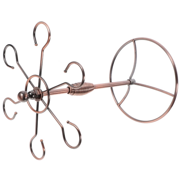 GARVALON Glass Stand Iron Made European Style For Home 1Set