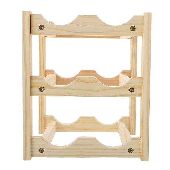 unbranded Wine Rack Holder Shelves Freestanding Floor Liquor Bottle Display Shelf Racks