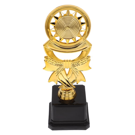 WHAMVOX Golden Plastic Trophy for Decoration and Celebration with Stable Material and Exquisite Design 6.5
