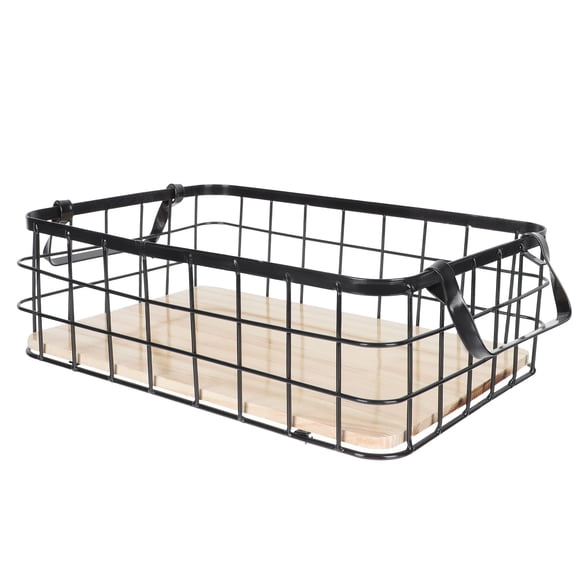 unbranded Wire Laundry Basket Storage Breadbasket Rectangular Large Capacity