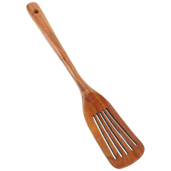 KALLORY Camping Wood Spatula for Households 1Pcs 13.3X2.5X0.4In