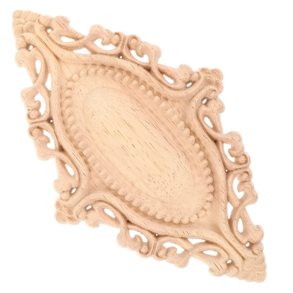 unbranded  Wood Appliques and Onlays for Furniture Decor Wall Decal Trim Unpainted Frame