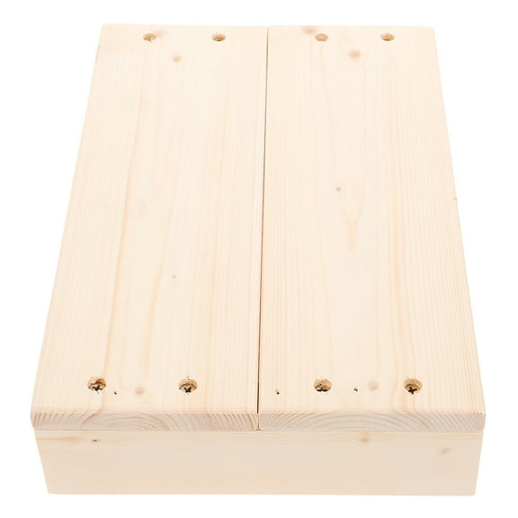 unbranded Wooden Step Stool Child Office 30.00X20.00X6.00CM Khaki