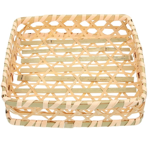 unbranded  Woven Basket Kitchen Storage Willow Fruits Bowl Bread Baskets for Table