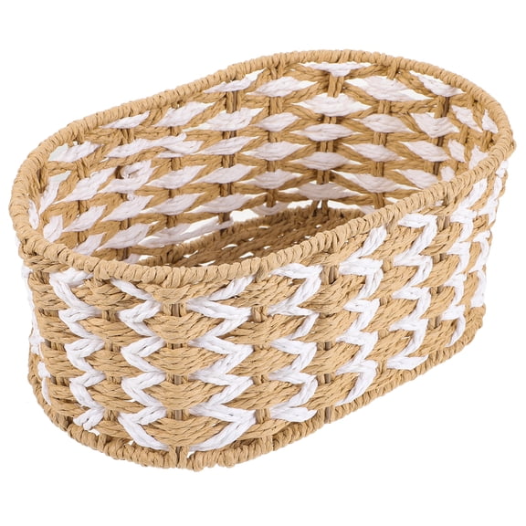 Milisten Paper Rope Storage Baskets Elegant 1Pcs 10.8In