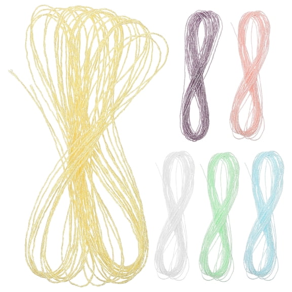 OULII Metallic Variegated Embroidery Thread Set for Decorative Sewing, Craft Projects, and Needlework
