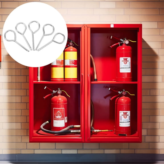 unbranded fire extinguisher parts Iron Silver Fire Equipment Supplies 120Pcs