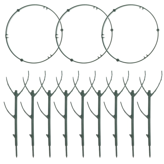 OULII Green Twig Trellis Climbing Plants with Detachable and Stackable Features for Outdoor Garden Support