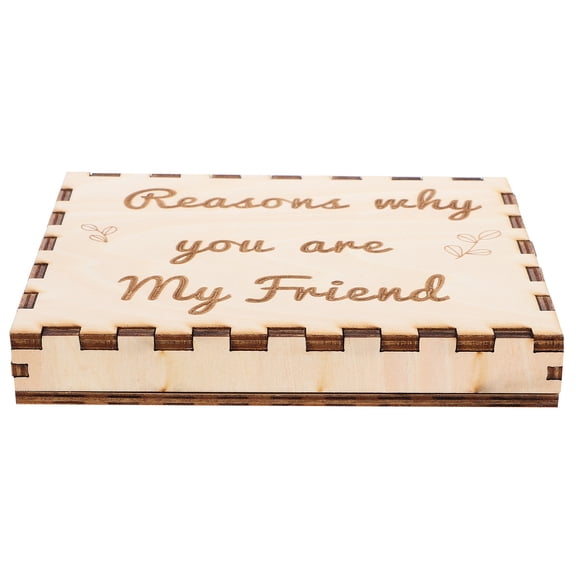 unbranded  with Lid Occasion Friendship Gift Wooden Box Set Appreciation