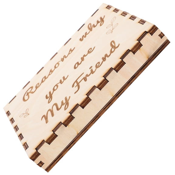 unbranded  with Lid Trinket Friendship Gift Wooden Box Set Portable Appreciation