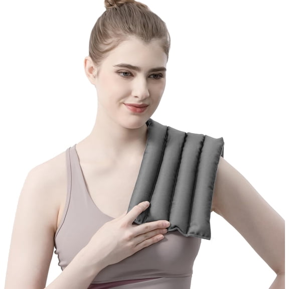 uncn Heating Pad Microwavable 7.5 * 12.6" Unscented Microwave Heating Pad for Cramps, Neck Shouler, Back Pain Relief, Warm Compress Heat Pad for Muscle Ache
