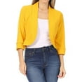 thumbnail image 1 of under $15 Turilly Women's Coats and Jackets Women's Fashion Mid Sleeve Color Casual Jacket Business Small Suit Women Suit Jacket, 1 of 9