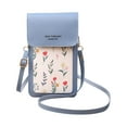 thumbnail image 1 of under 5$ Gnobogi Women Touchscreen Phone Bags, Mini Leather Mobile Phone Crossbody Bags Shoulder Handbag Wallet With Credit Card Slots Clearance, 1 of 1