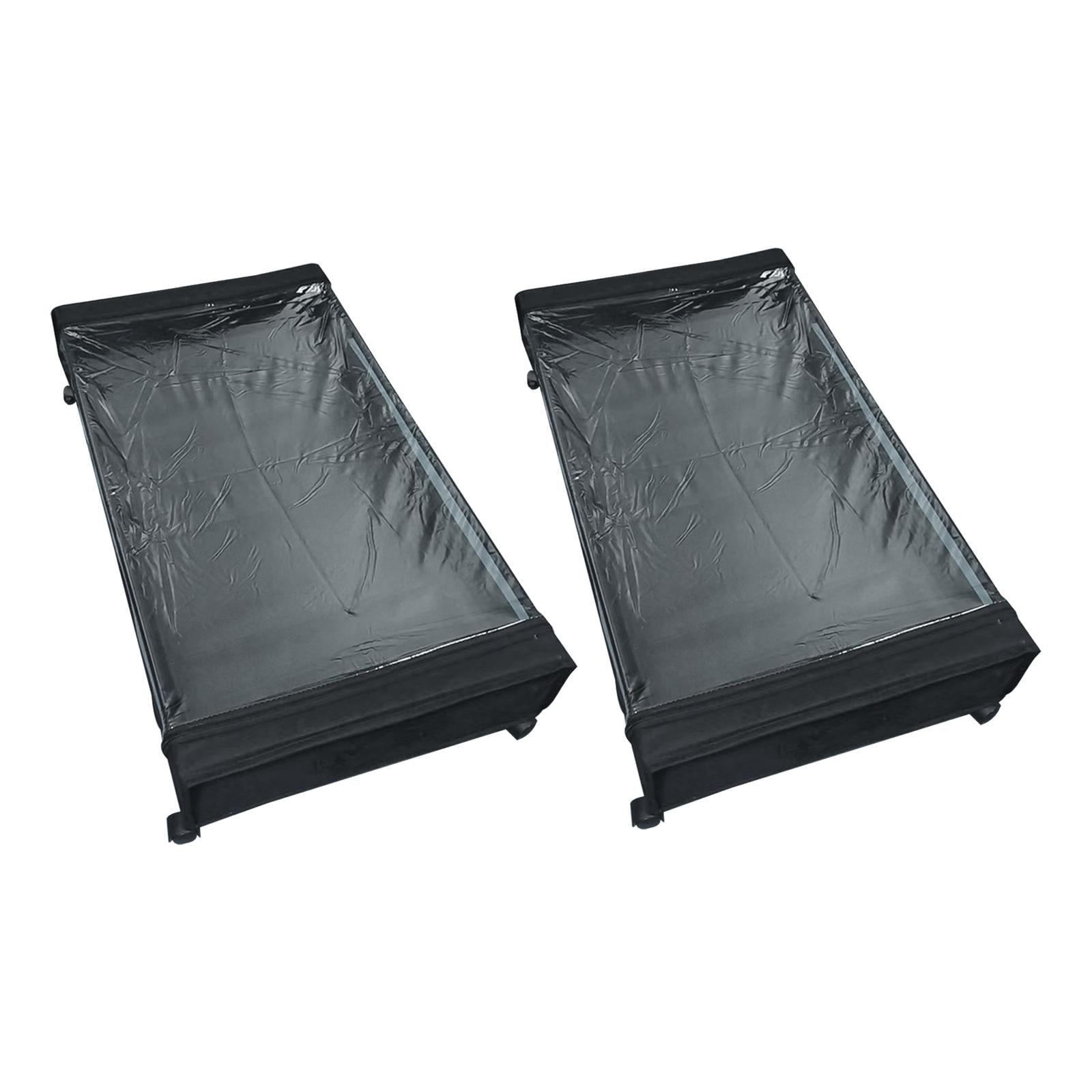 under Bed Rolling Storage Bedroom Storage Organizer, Large Capacity