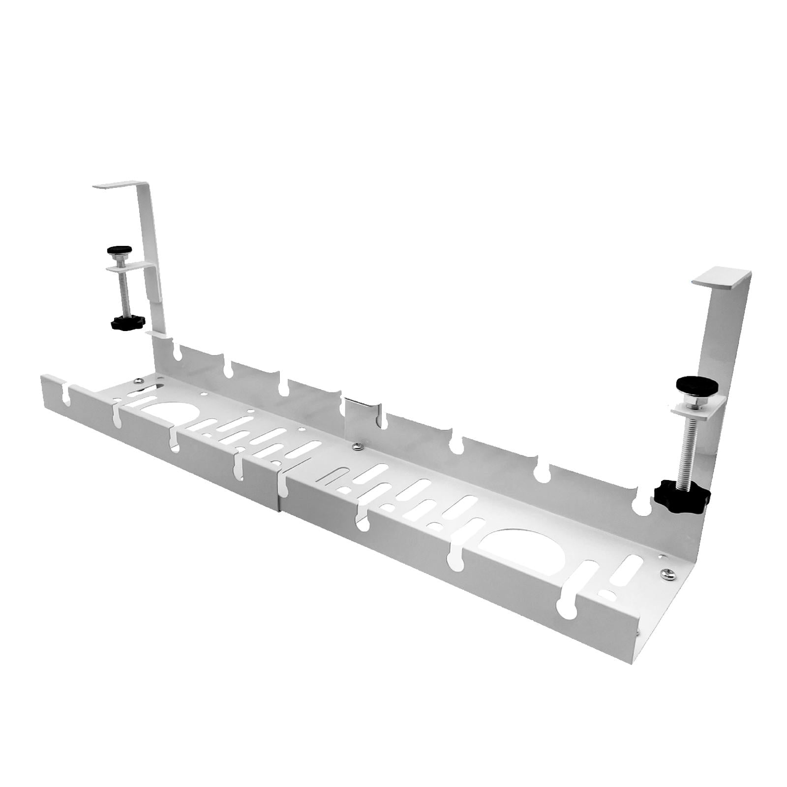 under Desk Cable Management Mesh Organizer Sturdy Computer Cable