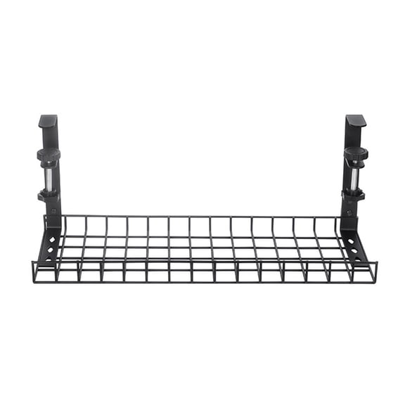 under Desk Cable Management Table Storage Rack Metal Heavy Duty under Desk Cable Organizer Wire Management for Dorm Apartment Bedroom