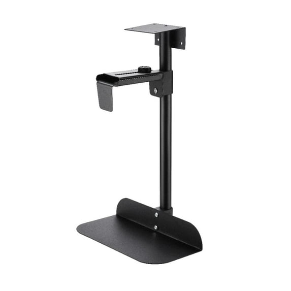 under Desk Computer Mount Hanging PC Stand Height Width Adjustable under Desk Computer Stand for Home Office Desktop Computer Towers Black