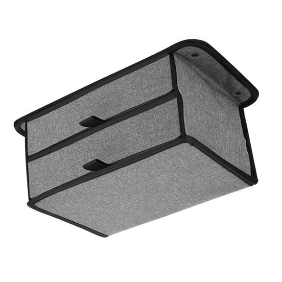 under Desk Drawer Storage Boxes Stationery Kitchen Double Tiers Large Capacity