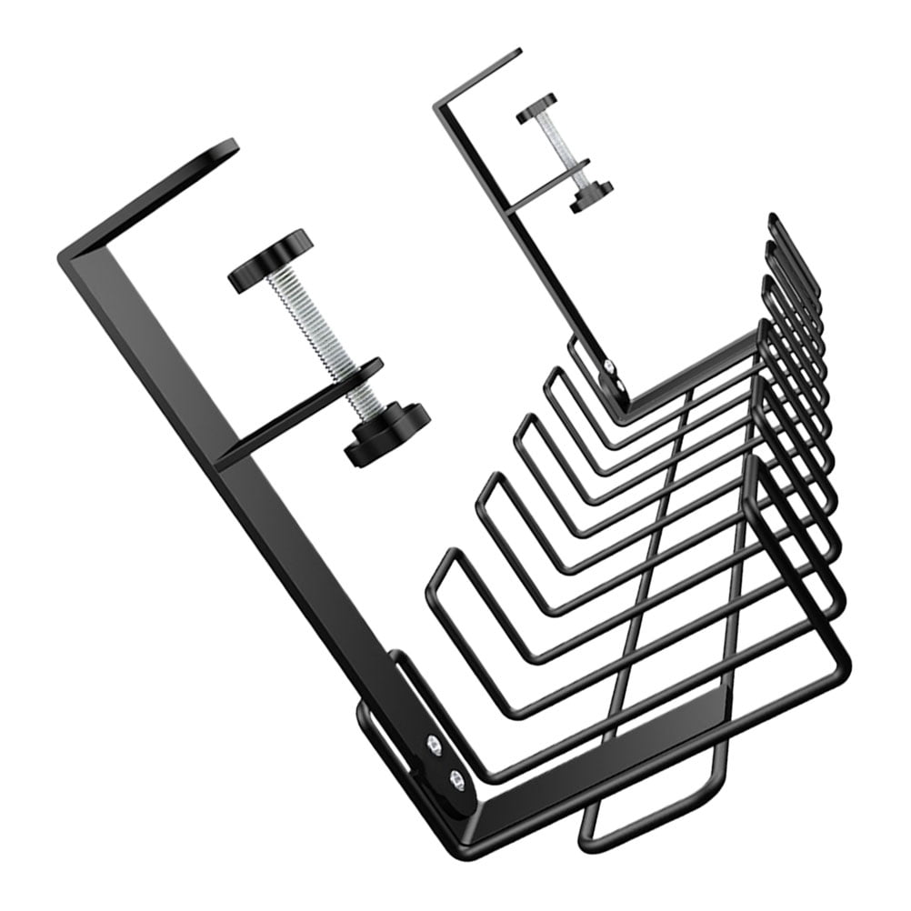 under Table Cable Management Rack Desk Electrical Cord Tray Office The ...