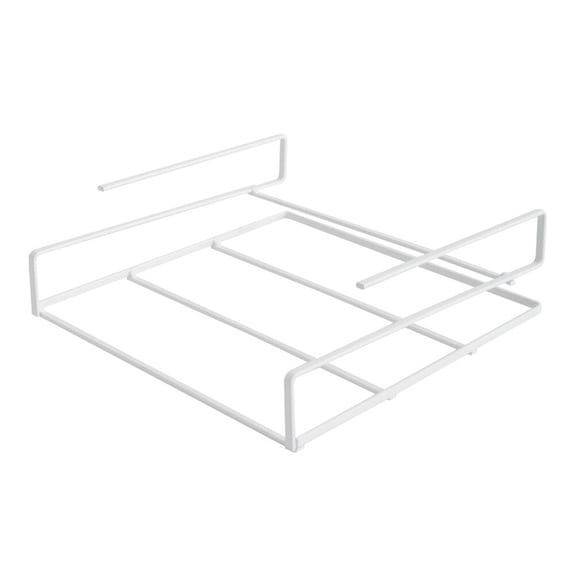Under Desk Storage Rack with Shelves, Under Table Organizer for Laptop, Office Supplies, and Workspace Essentials