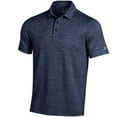 thumbnail image 1 of under armour um0495-190 elevated heather mens polo t-shirt - navy, 2 xl, 1 of 1