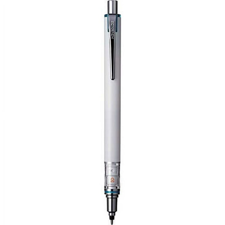 uni Kuru Toga Advance - Auto Lead Rotating Mechanical Pencil, 0.5mm (White)  
