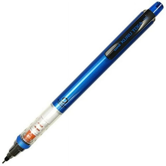 uni kurutoga mechanical pencil standard, 0.5mm, navy (m54501p.9)